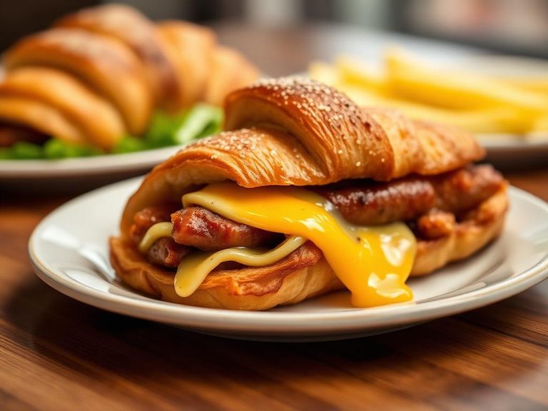 Sausage, Egg & Cheese Croissant