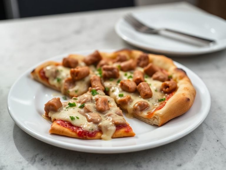 Sausage Gravy Pizza