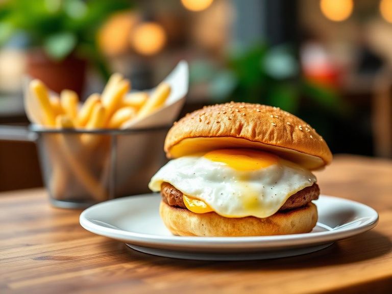 Sausage McMuffin with Egg combo meal