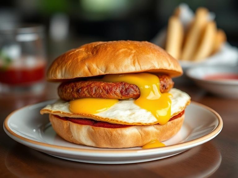 Sausage McMuffin with Egg