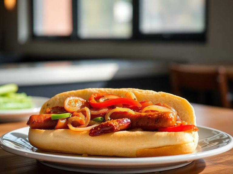 Sausage, Peppers, and Onions Sub