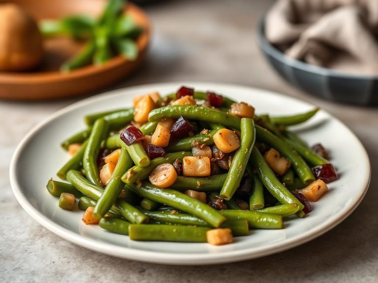 Sautéed Beans with Shallots
