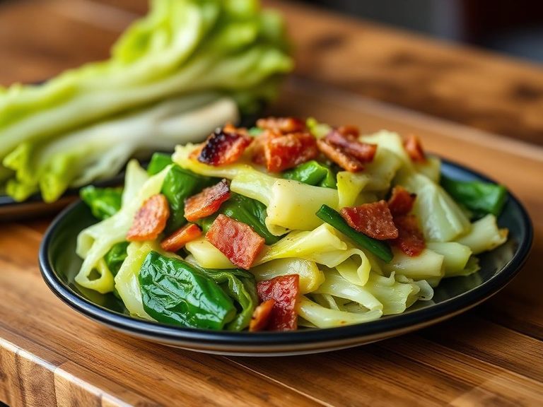 Sautéed Cabbage with Bacon