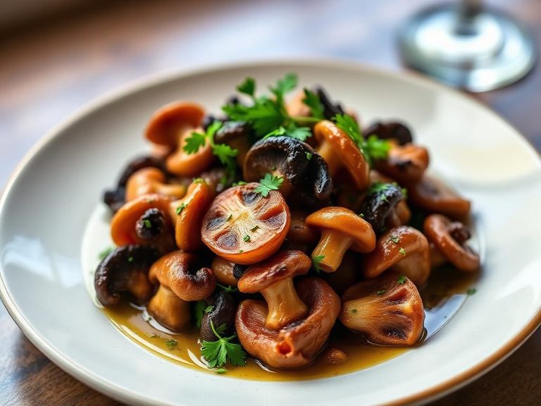 Sautéed Chanterelles with Butter and Parsley