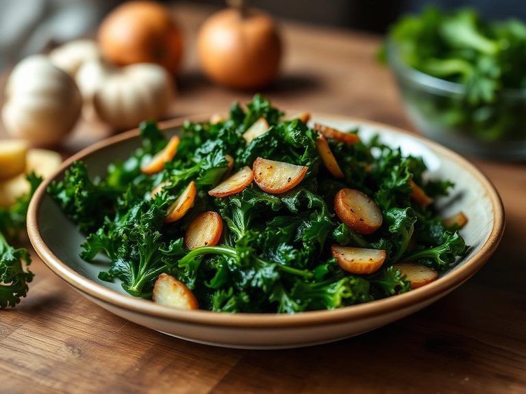 Sautéed Garlic Kale