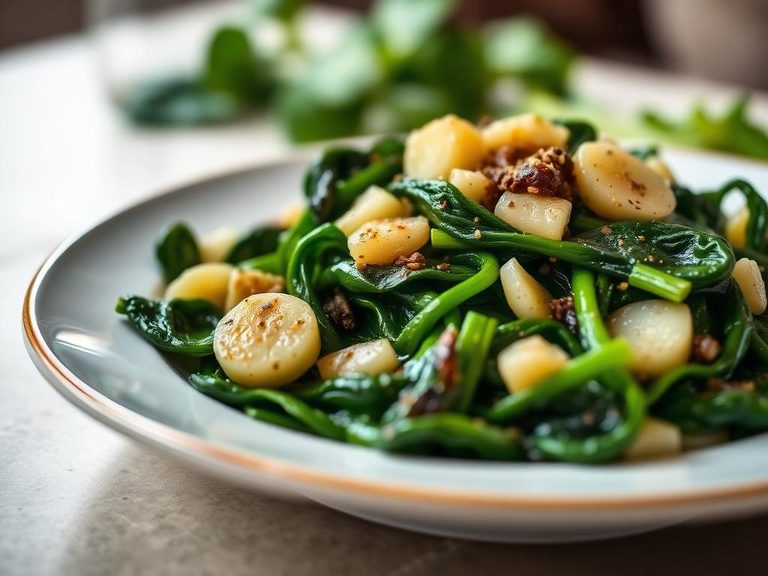 Sautéed Garlic Spinach