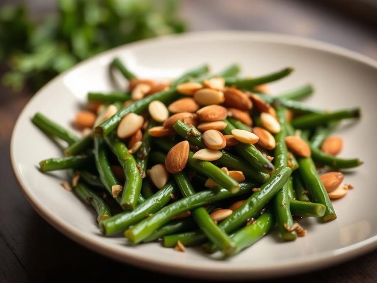 Sautéed Green Beans with Almonds