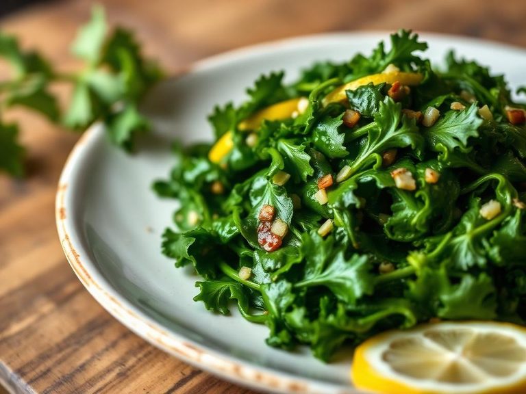 Sautéed Greens with Garlic and Lemon