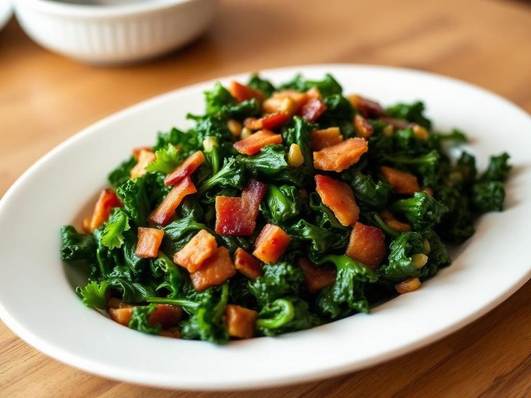 Sautéed Kale with Bacon