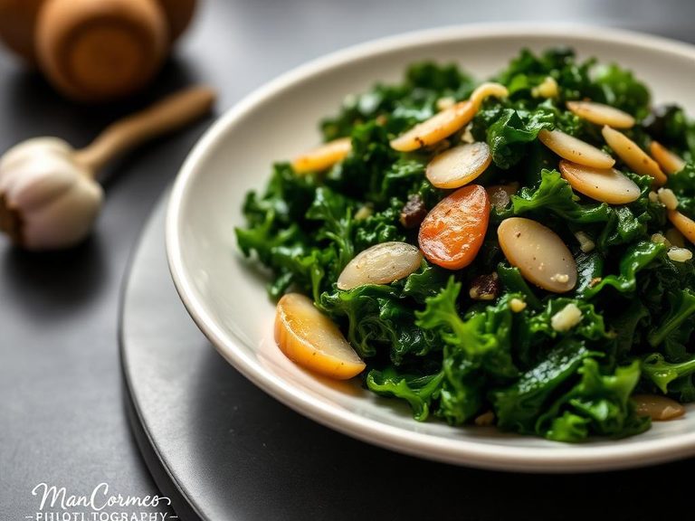 Sautéed Kale with Garlic