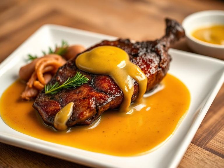 Sautéed Liver with Mustard Sauce
