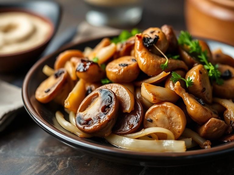Sautéed Mushrooms and Onions