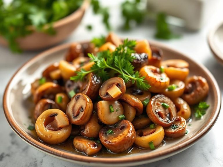 Sautéed mushrooms