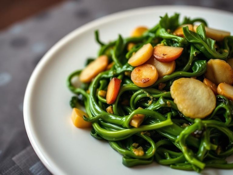Sautéed Mustard Greens with Garlic