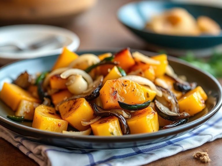 Sautéed Squash with Onions