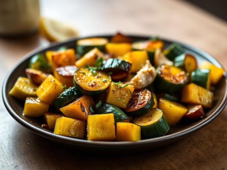 Sautéed Summer Squash with Garlic