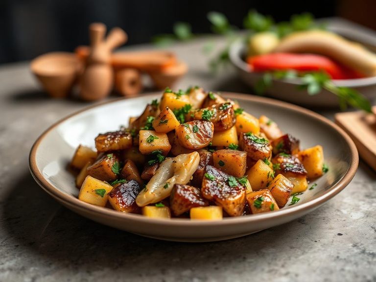 Sautéed with garlic and herbs