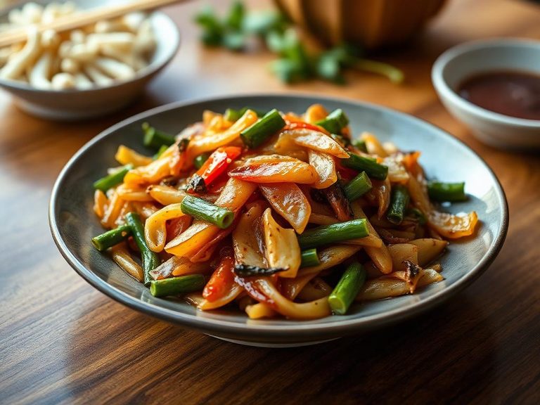 Sautéed with garlic for a base in many Asian dishes