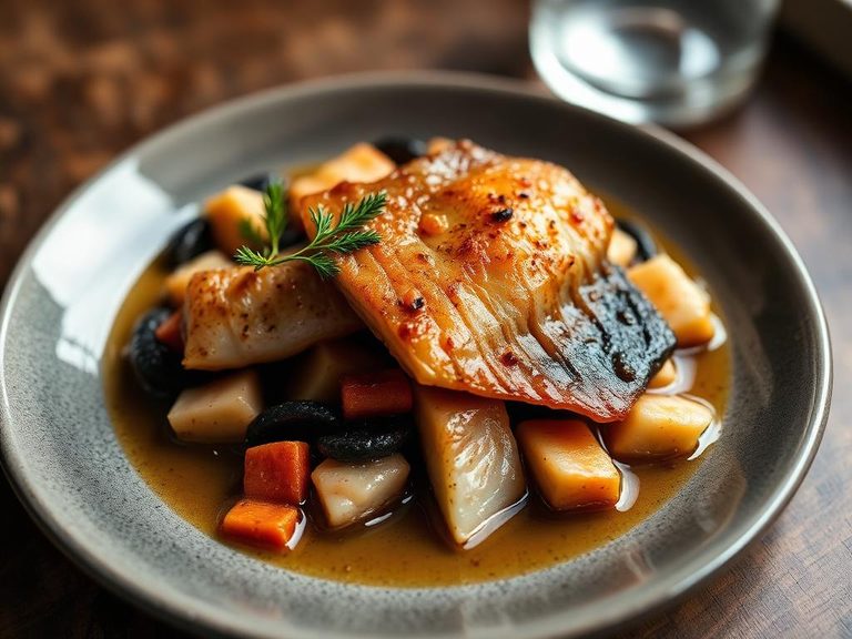 Sautéed with Seal Oil and Fish