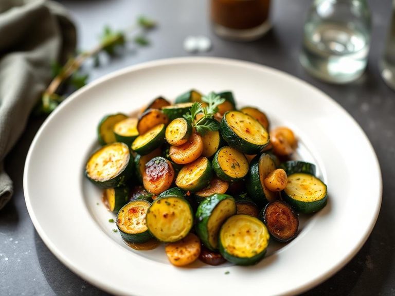 Sautéed Zucchini with Garlic and Herbs