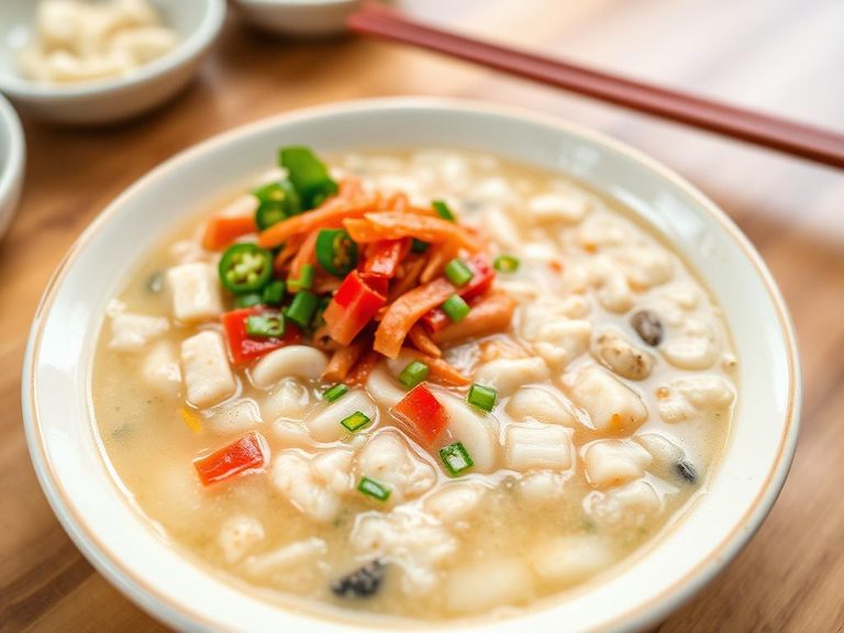 Savory Congee with Toppings