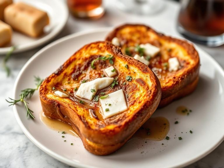 Savory French Toast with Cheese and Herbs