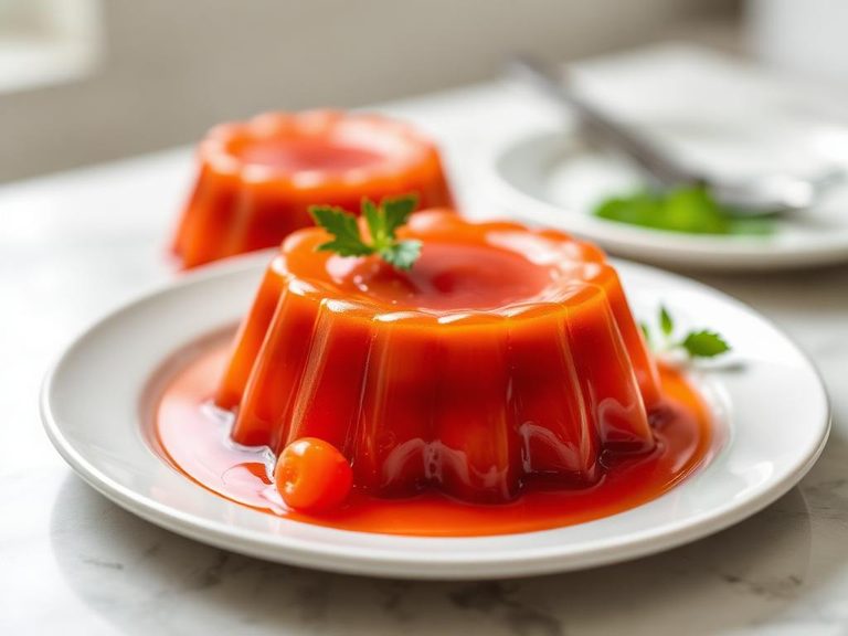 Savory Gelatin Mold with Cottage Cheese