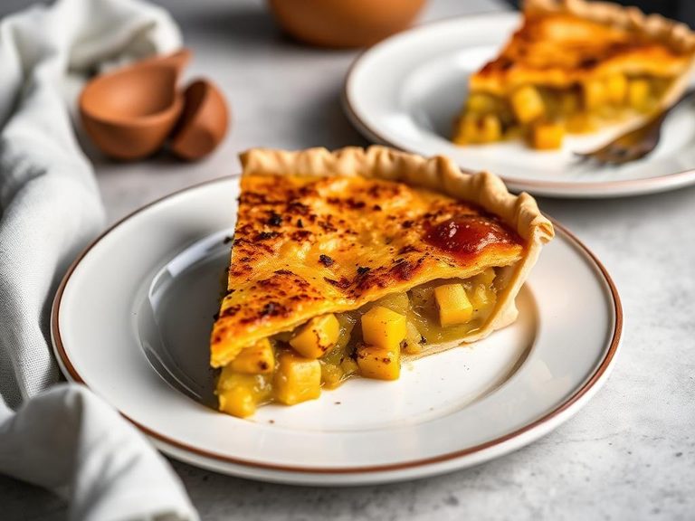 Savory Hubbard Squash Pie
