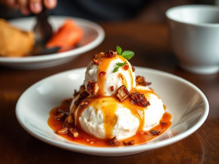 Savory Ice Cream Topping
