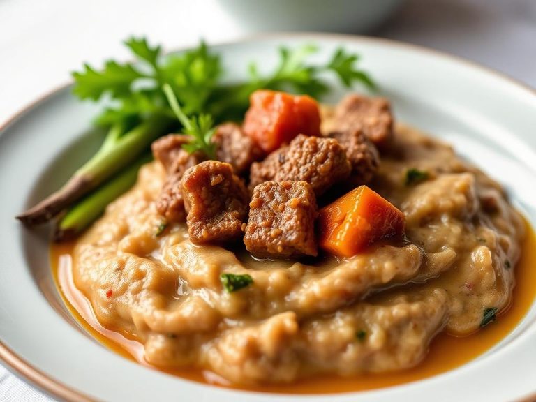 Savory Meat Purée with Vegetables