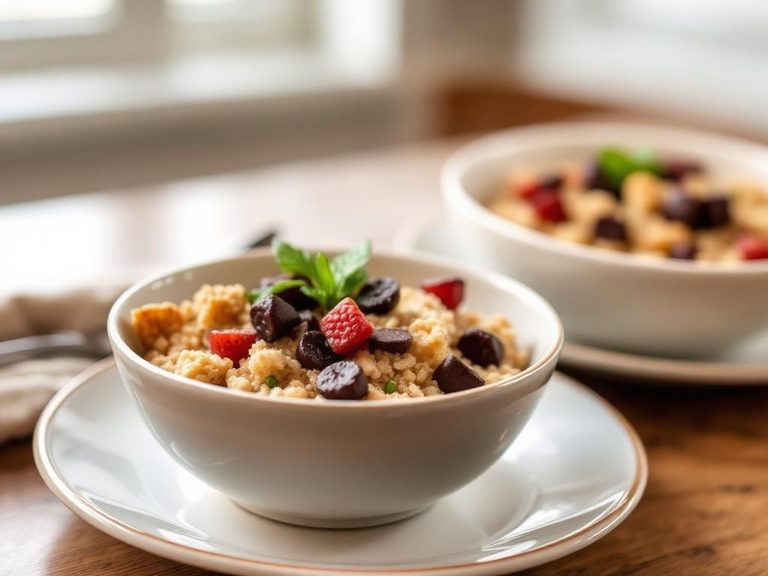 Savory oatmeal bowls