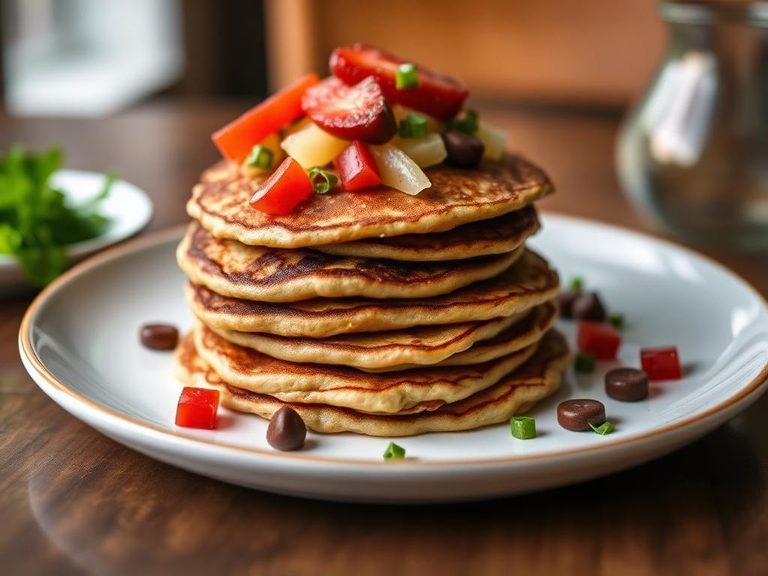 Savory Pancake Stack