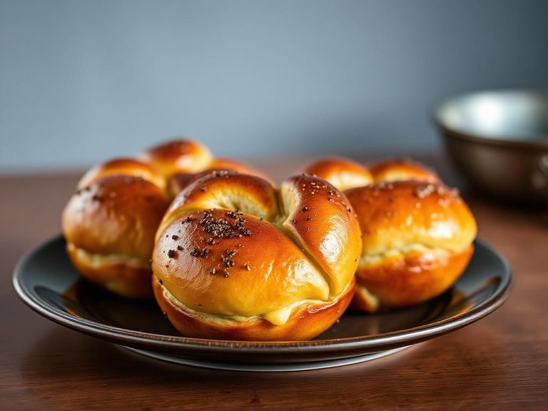 Savory Pretzel Buns for Sandwiches