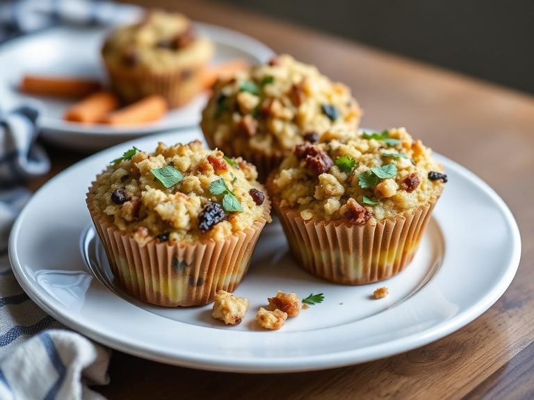 Savory Stuffing Muffins