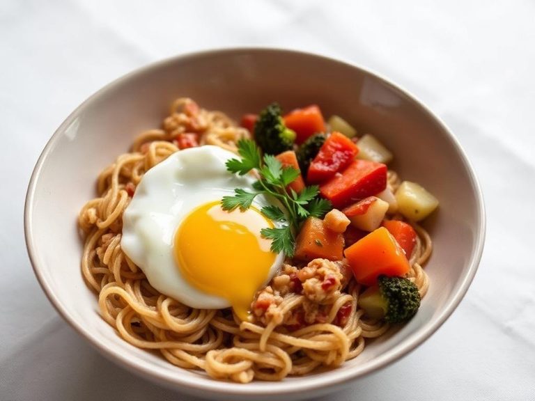 Savory Wheatena Bowl with Egg & Vegetables