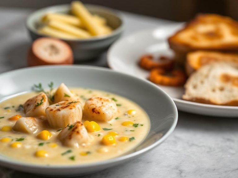 Scallop and Corn Chowder