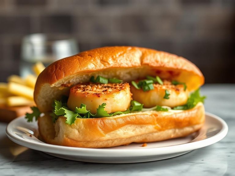 Scallop Po' Boy