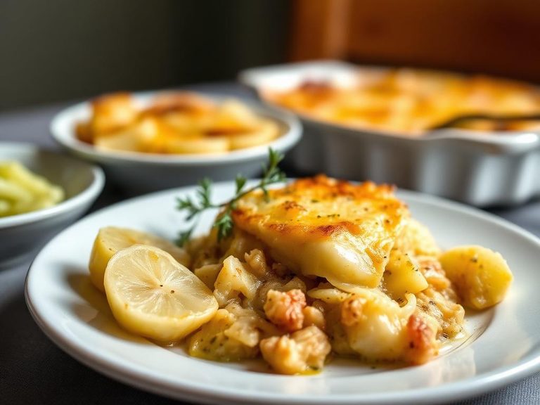 Scalloped Rutabaga and Potato Gratin