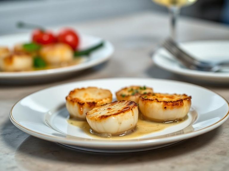 Scallops au Gratin