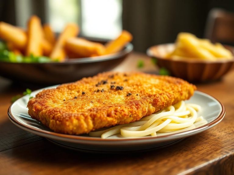 Schnitzel (German/Austrian breaded cutlet)