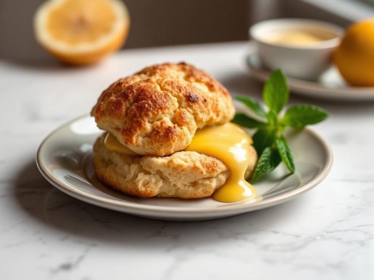 Scone with Lemon Curd