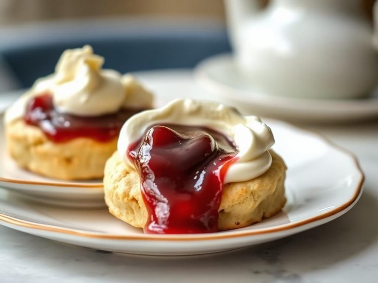 Scones with Clotted Cream and Jam