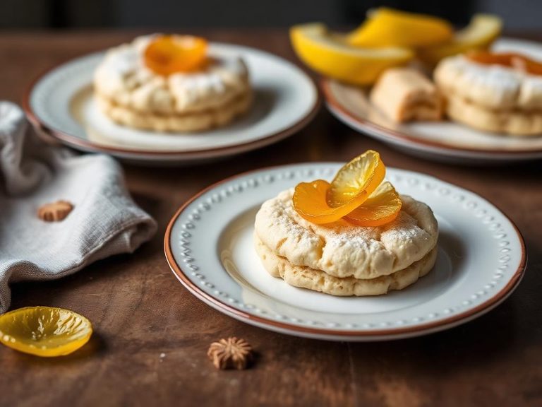 Scottish Shortbread with Candied Peel