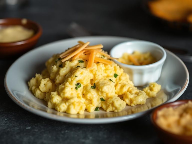Scrambled Egg Substitute with Cheese
