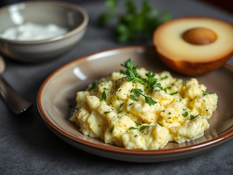 Scrambled Egg Whites with Herbs