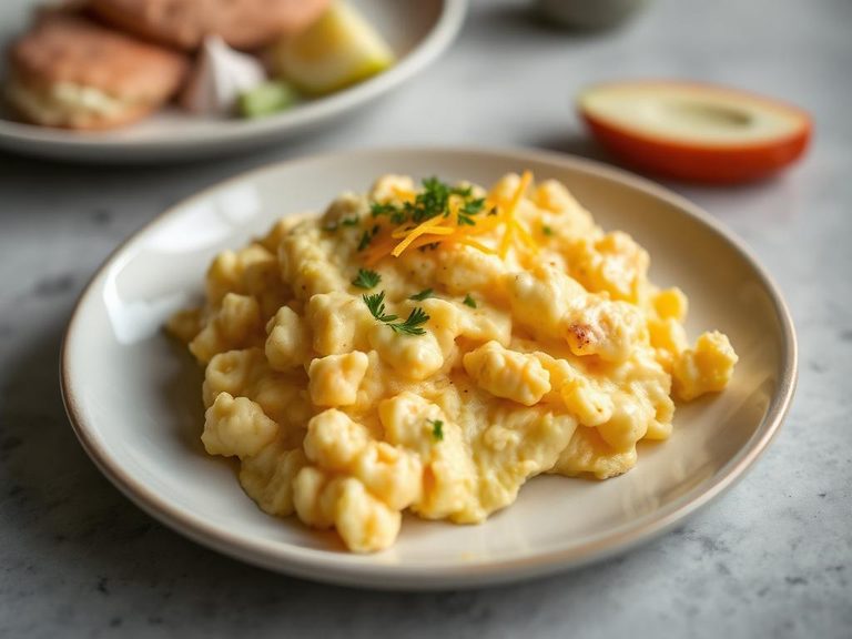 Scrambled Eggs with Cheese