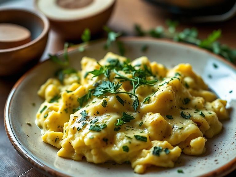 Scrambled Eggs with Herbs