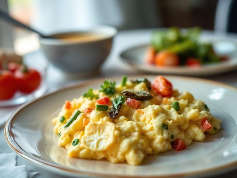 Scrambled Eggs with Vegetables