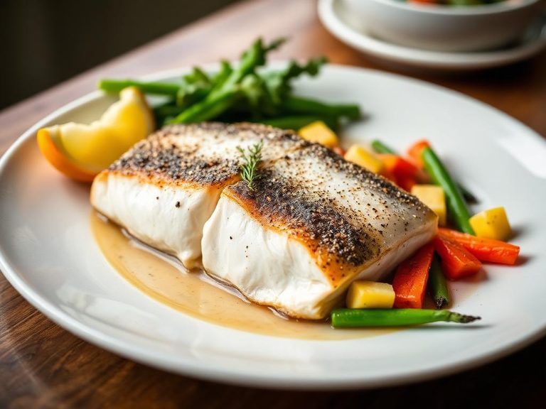 Sea Trout en Papillote with Vegetables