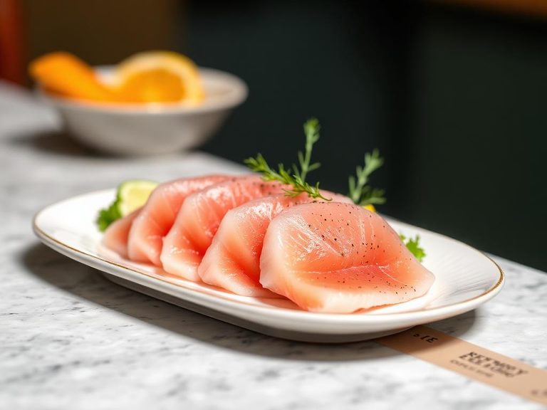 Sea Trout Sashimi or Crudo